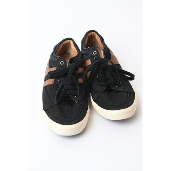 Gola Men’s Black & Tan Stripe Size 11 Casual Shoes Sneakers Fashion Comfortable - Picture 7 of 10